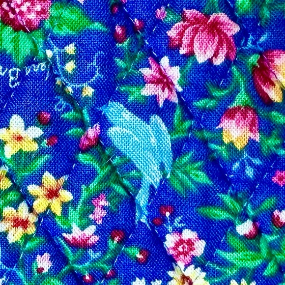 *VINTAGE 1998* VERA BRADLEY Bluebird Collection Spring 1998 Luggage SET Duffle - Picture 14 of 16